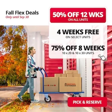 Sentinel Storage - Richmond Promotion