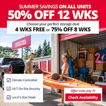 Sentinel Storage - Richmond Promotion