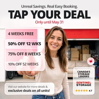 Sentinel Storage - Richmond Promotion