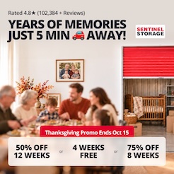 Sentinel Storage - Richmond Promotion